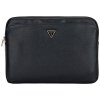 Torba Guess Sleeve 14 Grained Zipper    Pocket Triangle Logo czarny